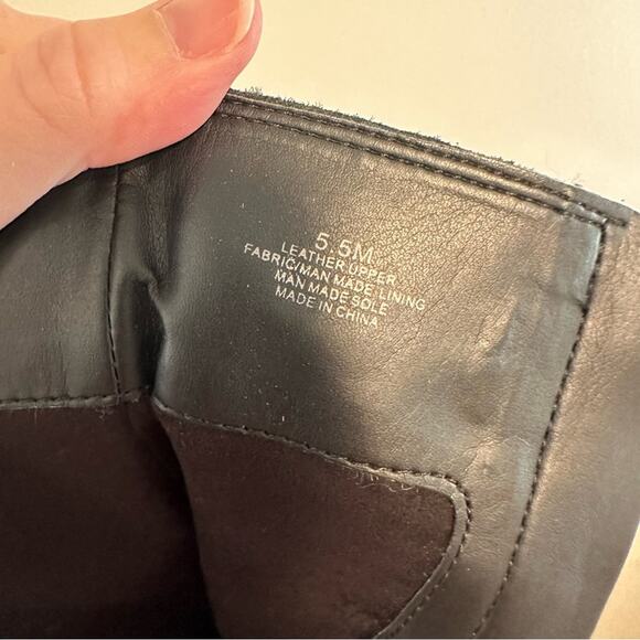 Gianni Bini Korbinn Leather Knee High Riding Boots - Picture 2 of 7